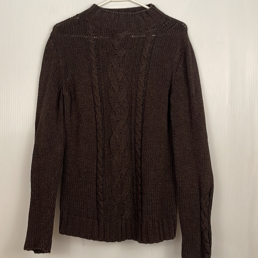 Vintage Esprit Brown Mock Neck
